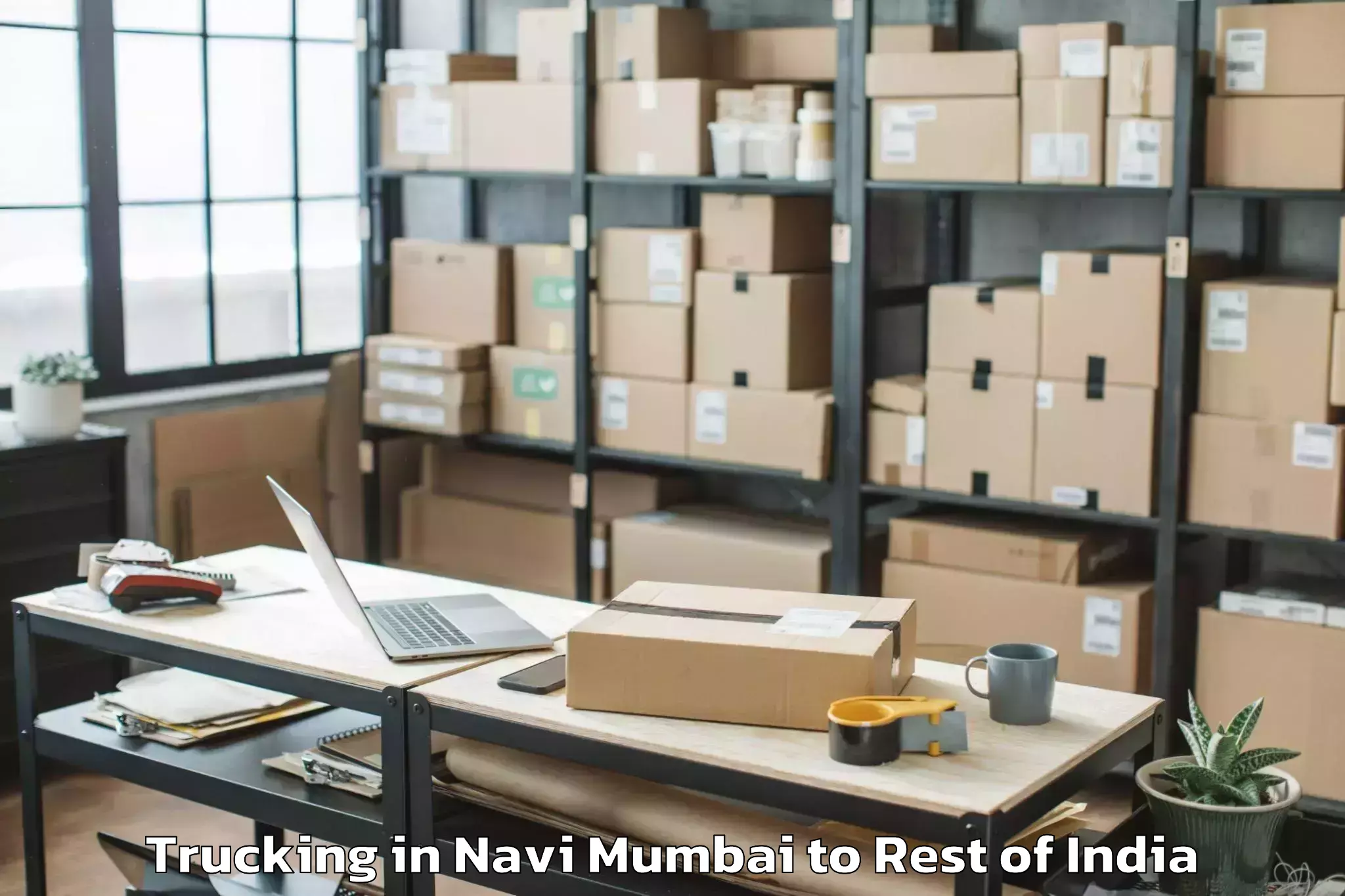 Professional Navi Mumbai to Tirwaganj Trucking